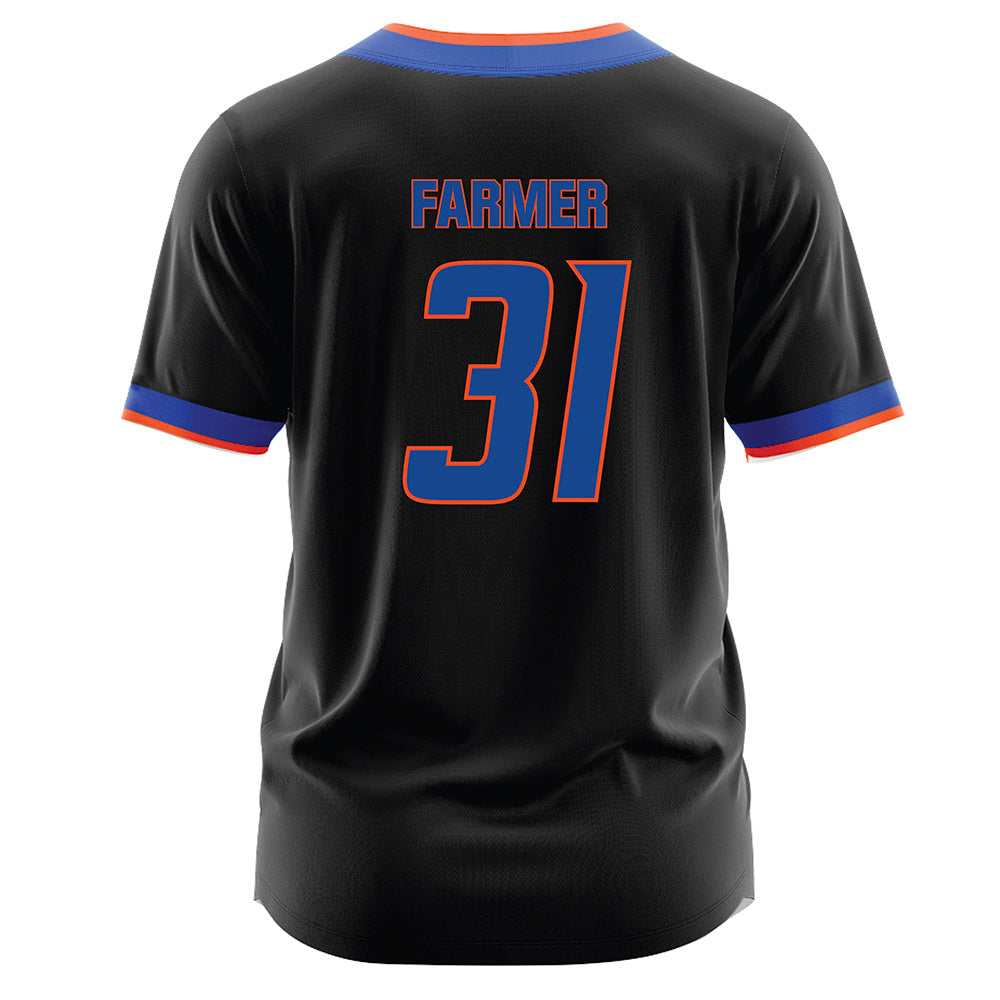 Boise State - NCAA Softball : Hollie Farmer - Black Jersey-1