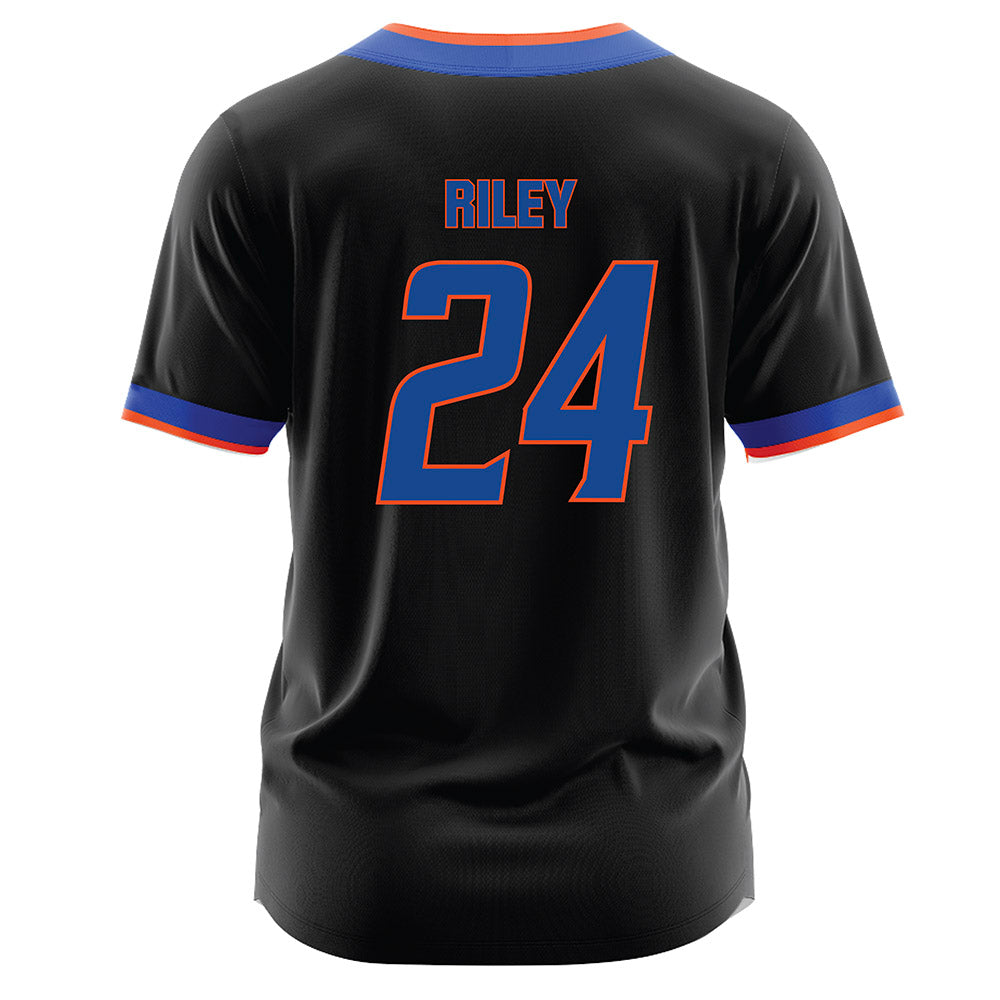 Boise State - NCAA Softball : Rustie Riley - Black Jersey-1