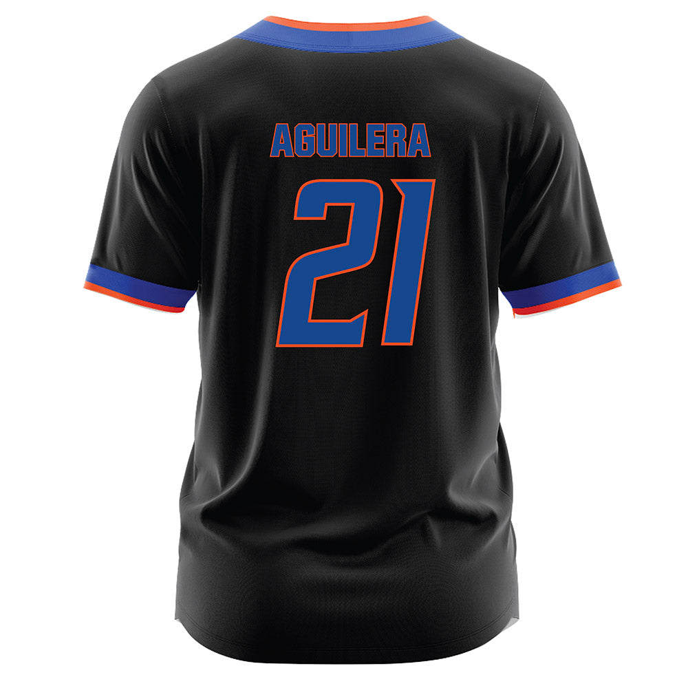 Boise State - NCAA Softball : Madyson Aguilera - Black Jersey-1