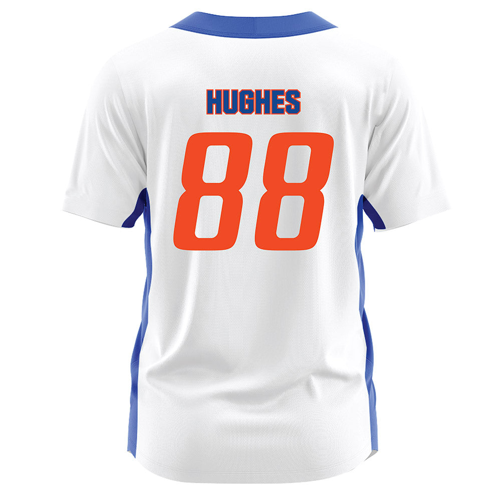 Boise State - NCAA Softball : Chloe Hughes - White Jersey-1