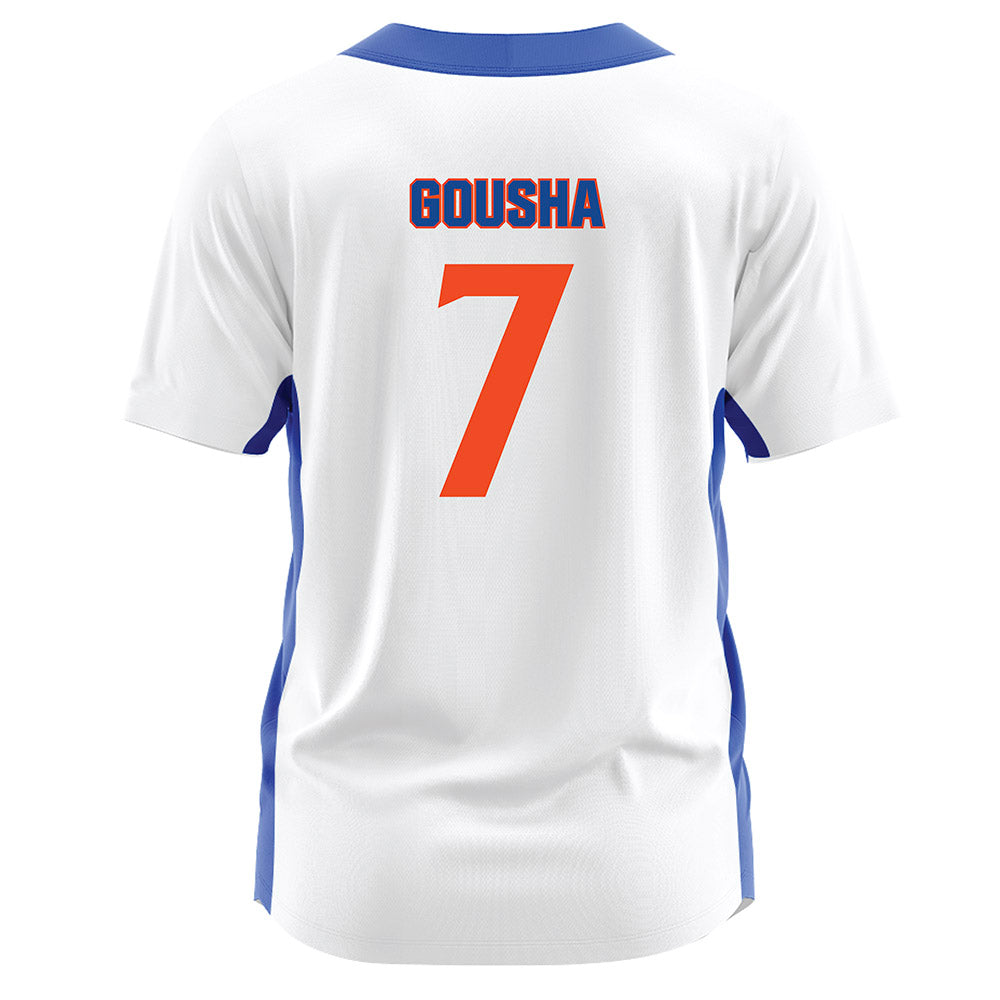 Boise State - NCAA Softball : Keely Gousha - White Jersey-1