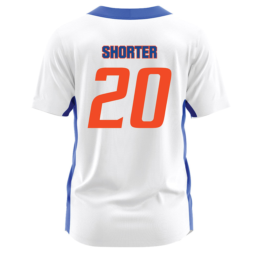 Boise State - NCAA Softball : Tamryn Shorter - White Jersey-1