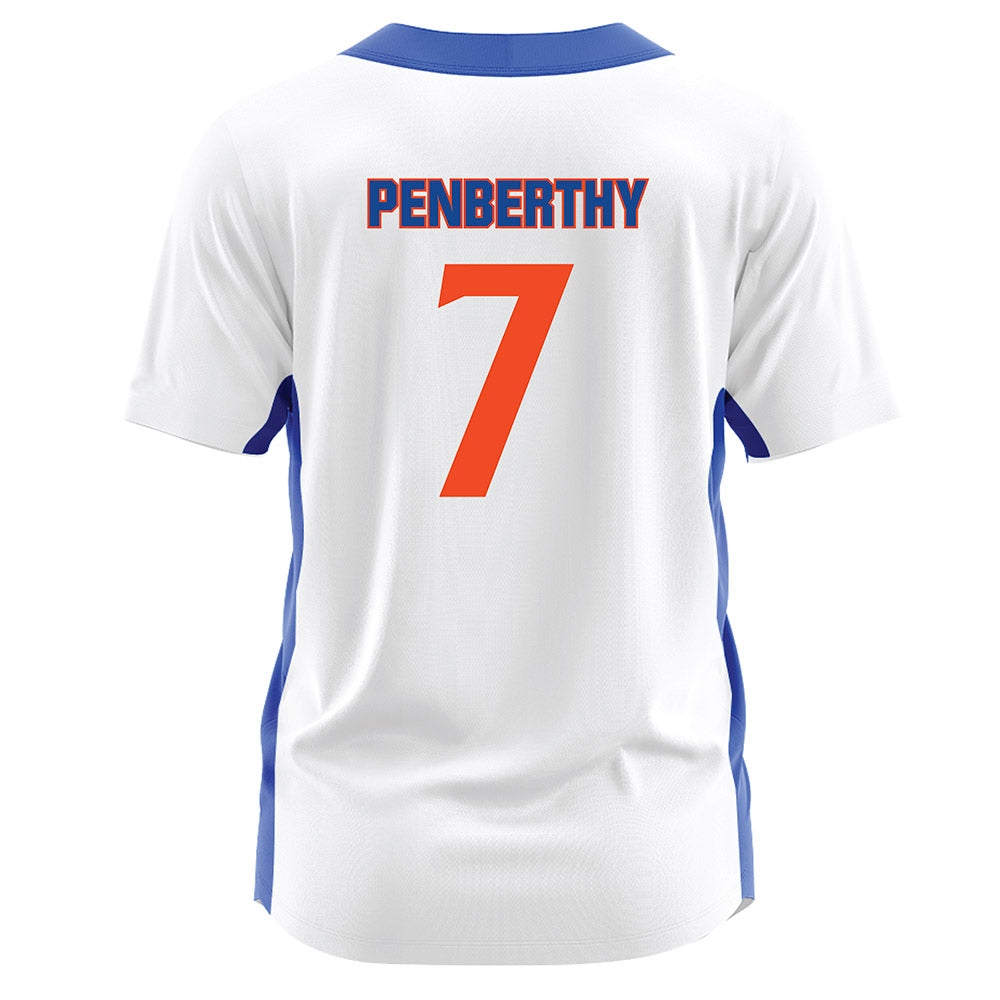 Boise State - NCAA Softball : Kate Penberthy - White Jersey-1