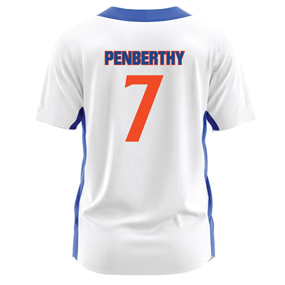 Boise State - NCAA Softball : Kate Penberthy - White Jersey-1