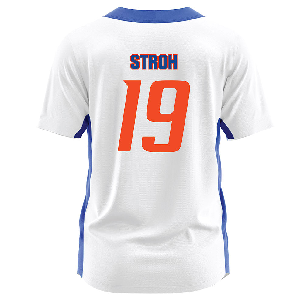 Boise State - NCAA Softball : Skylar Stroh - White Jersey-1