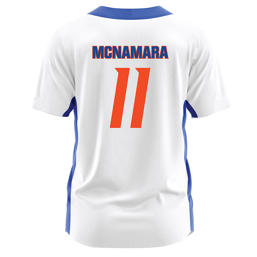 Boise State - NCAA Softball : Loula McNamara - White Jersey-1