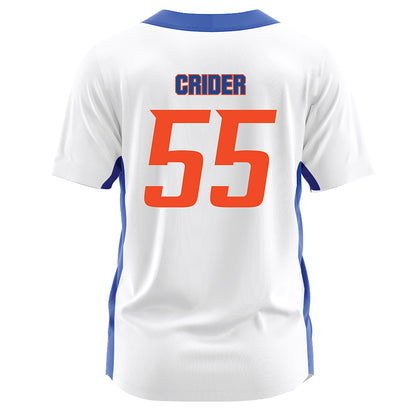 Boise State - NCAA Softball : Jorja Crider - White Jersey-1