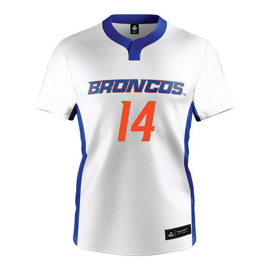 Boise State - NCAA Softball : Hailey Southerland - White Jersey-0