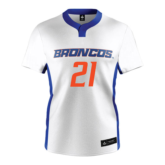 Boise State - NCAA Softball : Madyson Aguilera - White Jersey-0