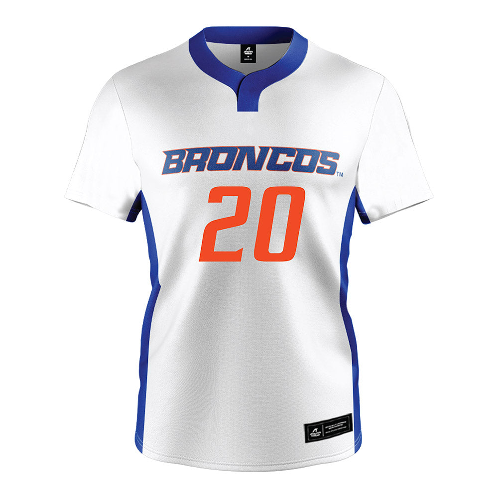 Boise State - NCAA Softball : Tamryn Shorter - White Jersey-0