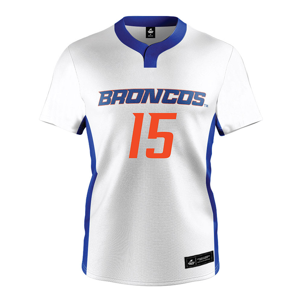 Boise State - NCAA Softball : Kaylee Vieira - White Jersey-0