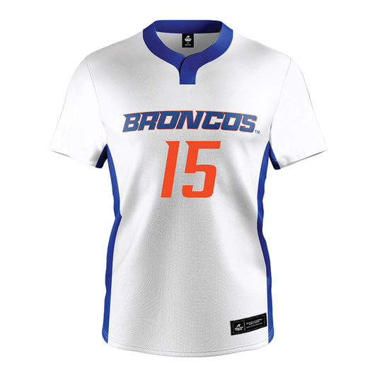 Boise State - NCAA Softball : Kaylee Vieira - White Jersey-0