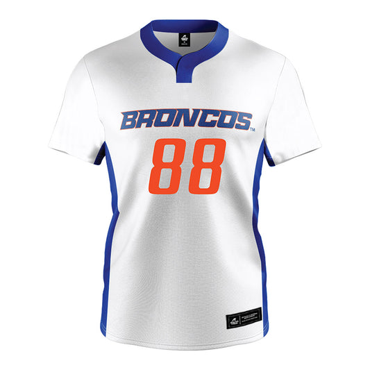 Boise State - NCAA Softball : Chloe Hughes - White Jersey-0