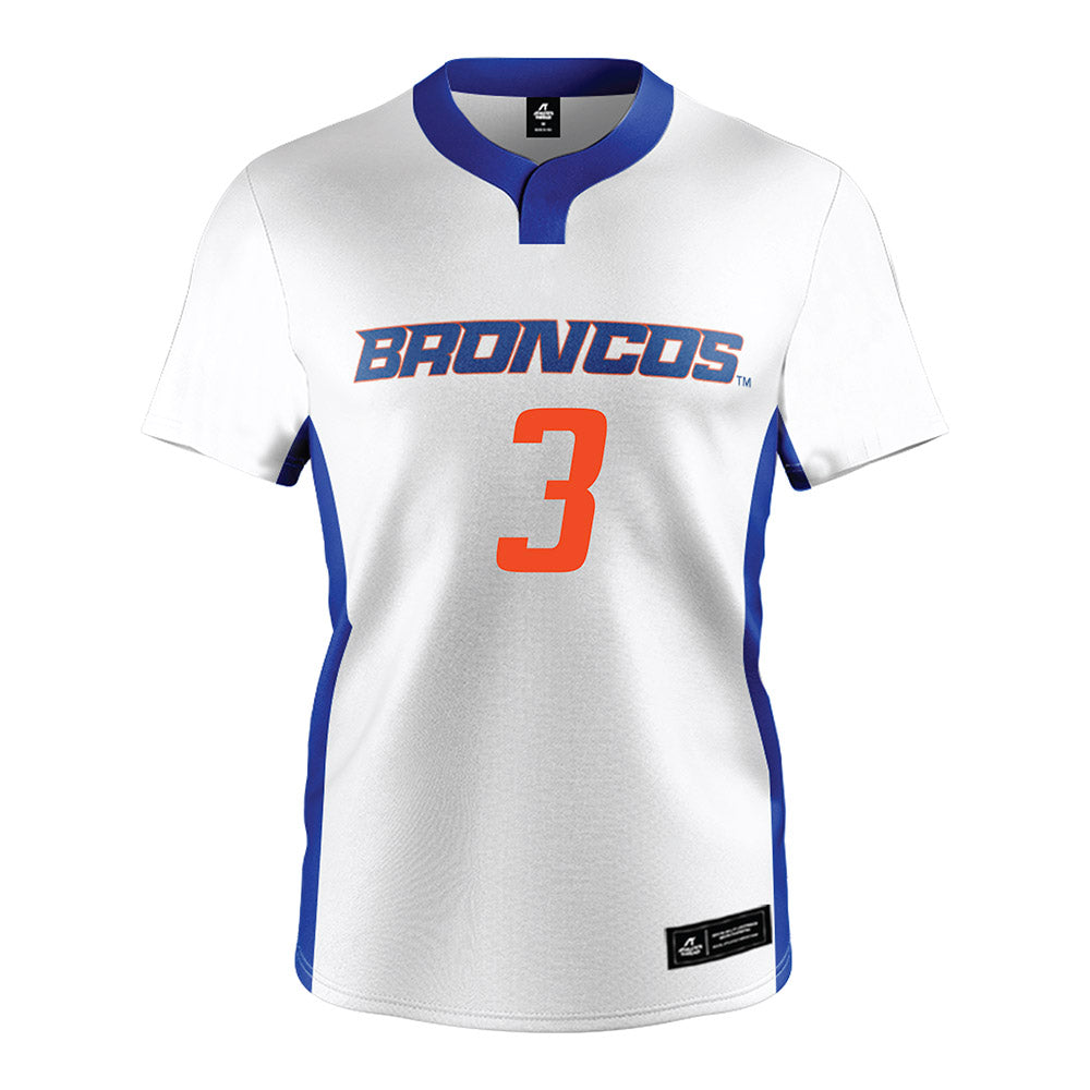 Boise State - NCAA Softball : Talia Jenkins - White Jersey-0