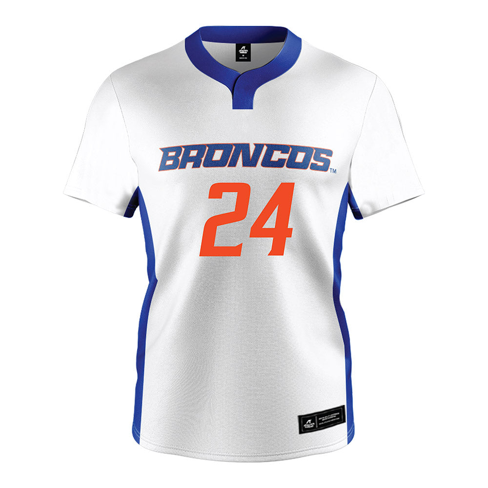 Boise State - NCAA Softball : Rustie Riley - White Jersey-0