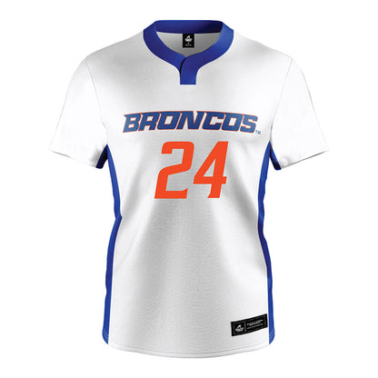 Boise State - NCAA Softball : Rustie Riley - White Jersey-0