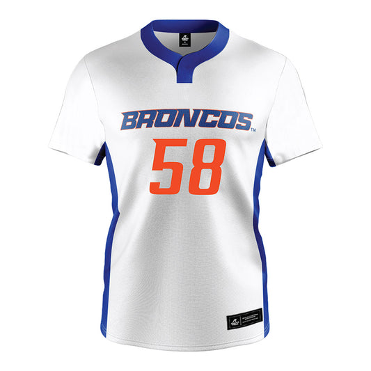 Boise State - NCAA Softball : Mya Flindt - White Jersey-0