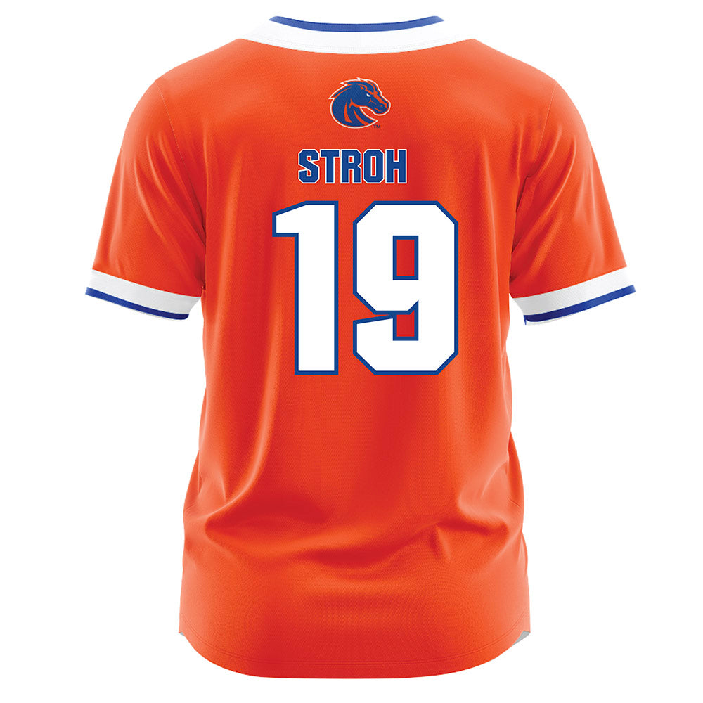 Boise State - NCAA Softball : Skylar Stroh - Orange Jersey-1