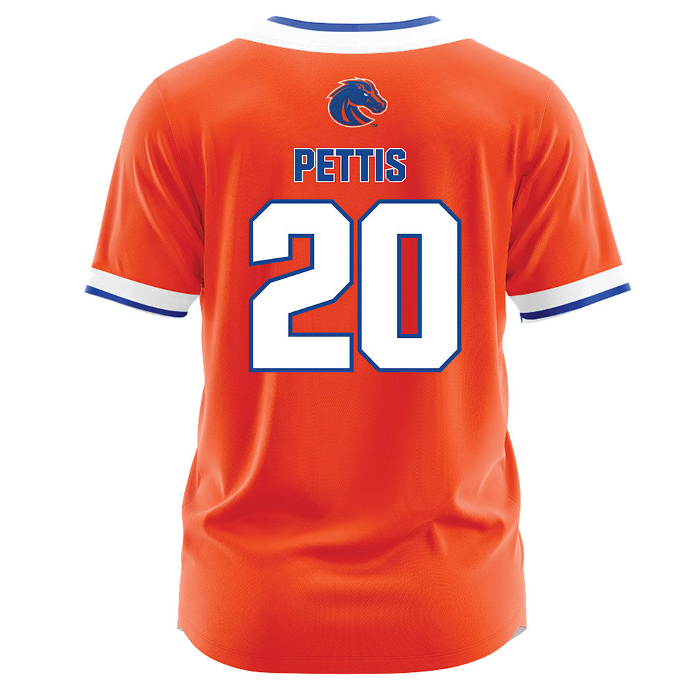 Boise State - NCAA Softball : Brooklynn Pettis - Orange Jersey-1