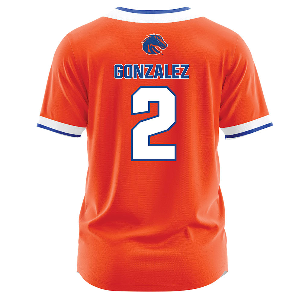 Boise State - NCAA Softball : Marissa Gonzalez - Orange Jersey-1