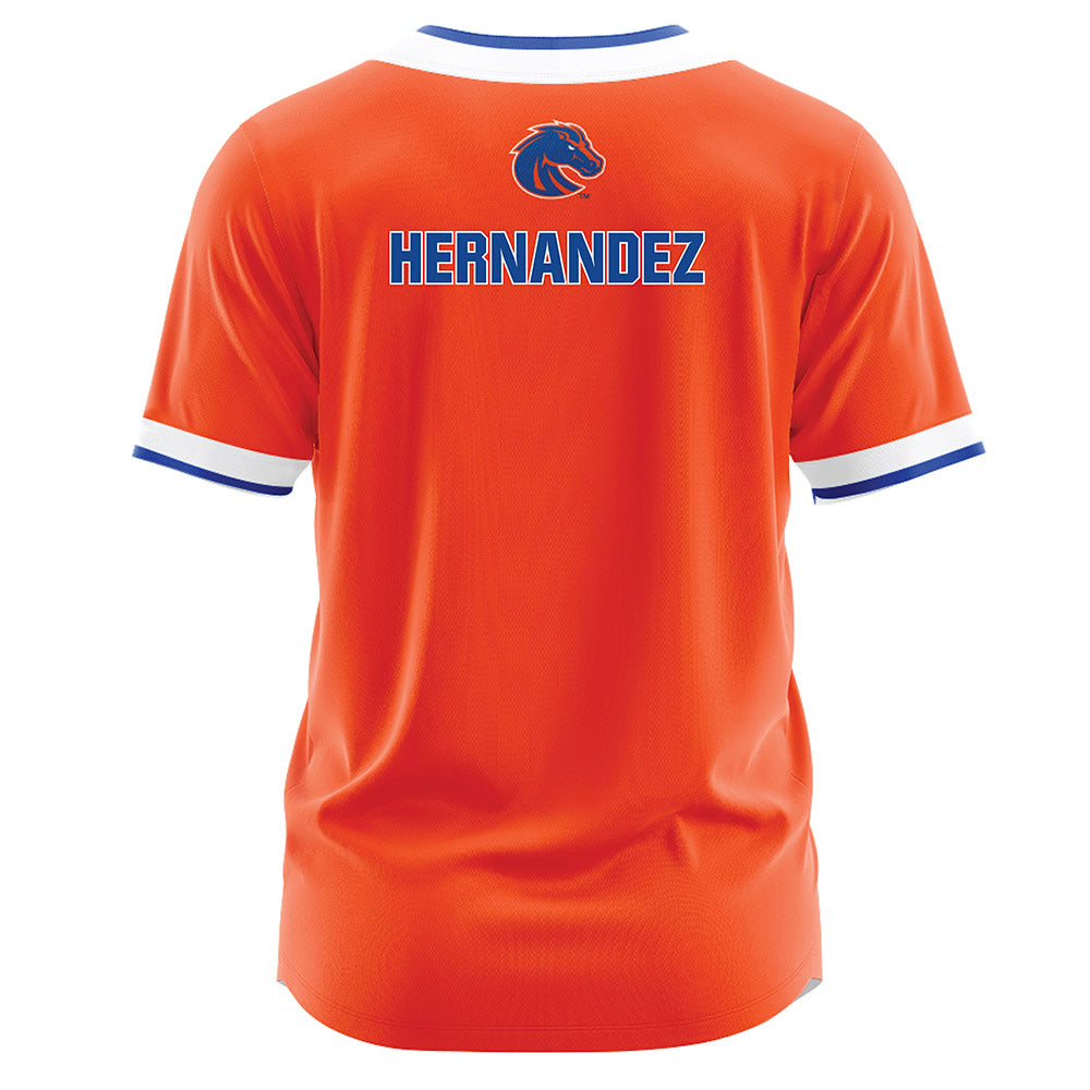 Boise State - NCAA Softball : Ashley Hernandez - Orange Jersey-1