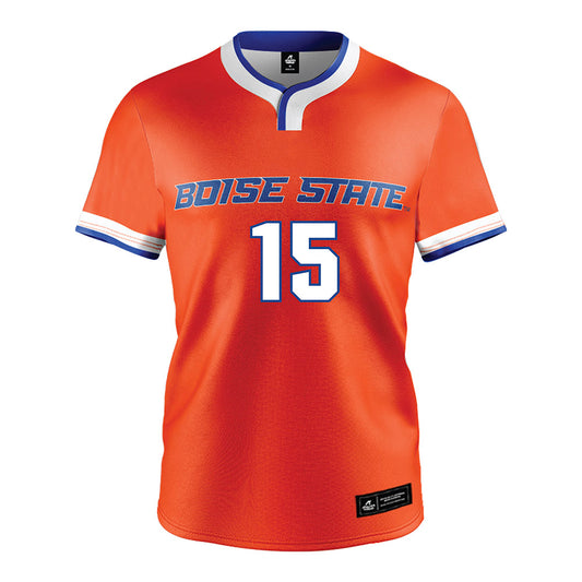 Boise State - NCAA Softball : Kaylee Vieira - Orange Jersey-0