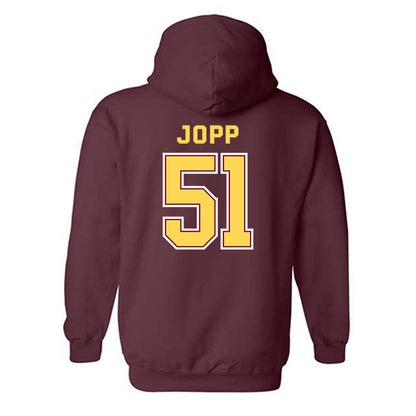 NSU - NCAA Football : Elijah Jopp - Hooded Sweatshirt Sports Shersey