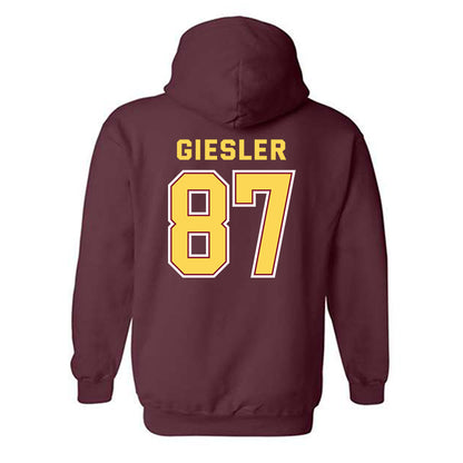 NSU - NCAA Football : Gavin Giesler - Hooded Sweatshirt Sports Shersey