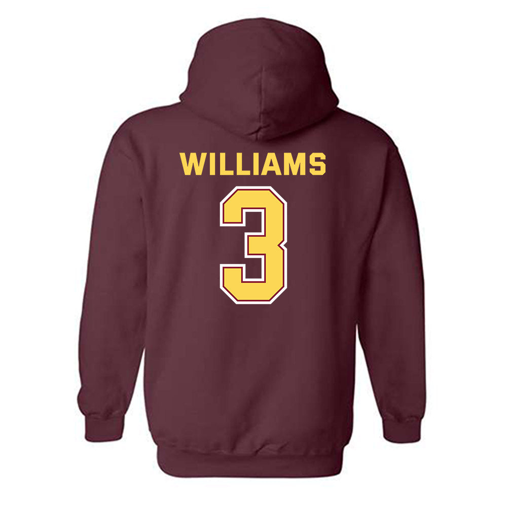 NSU - NCAA Football : Lynden Williams - Hooded Sweatshirt Sports Shersey
