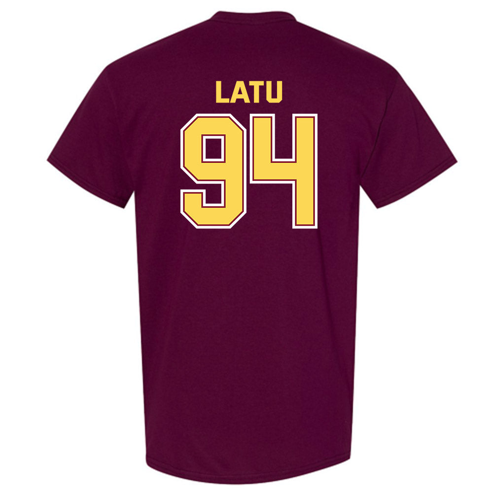 NSU - NCAA Football : Tau Latu - Sports Shersey T-Shirt-1