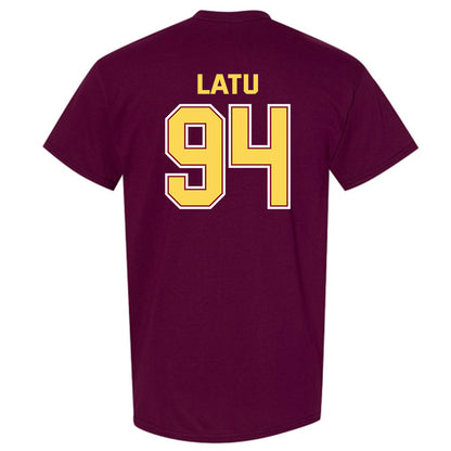 NSU - NCAA Football : Tau Latu - Sports Shersey T-Shirt-1