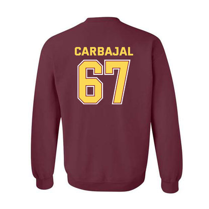 NSU - NCAA Football : Jake Carbajal - Crewneck Sweatshirt Sports Shersey