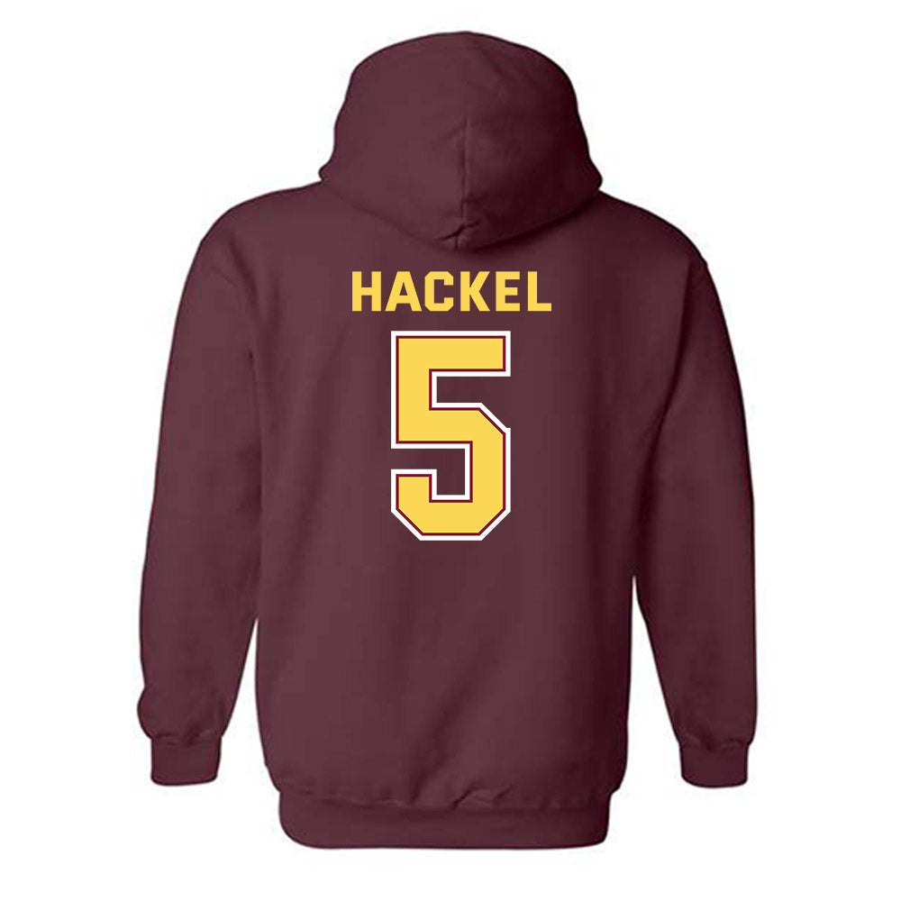 NSU - NCAA Football : Colton Hackel - Hooded Sweatshirt Sports Shersey