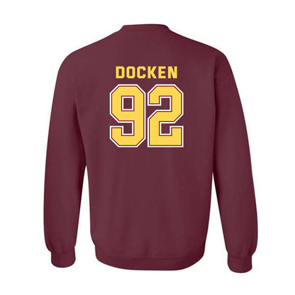 NSU - NCAA Football : Keaton Docken - Sports Shersey Crewneck Sweatshirt-1