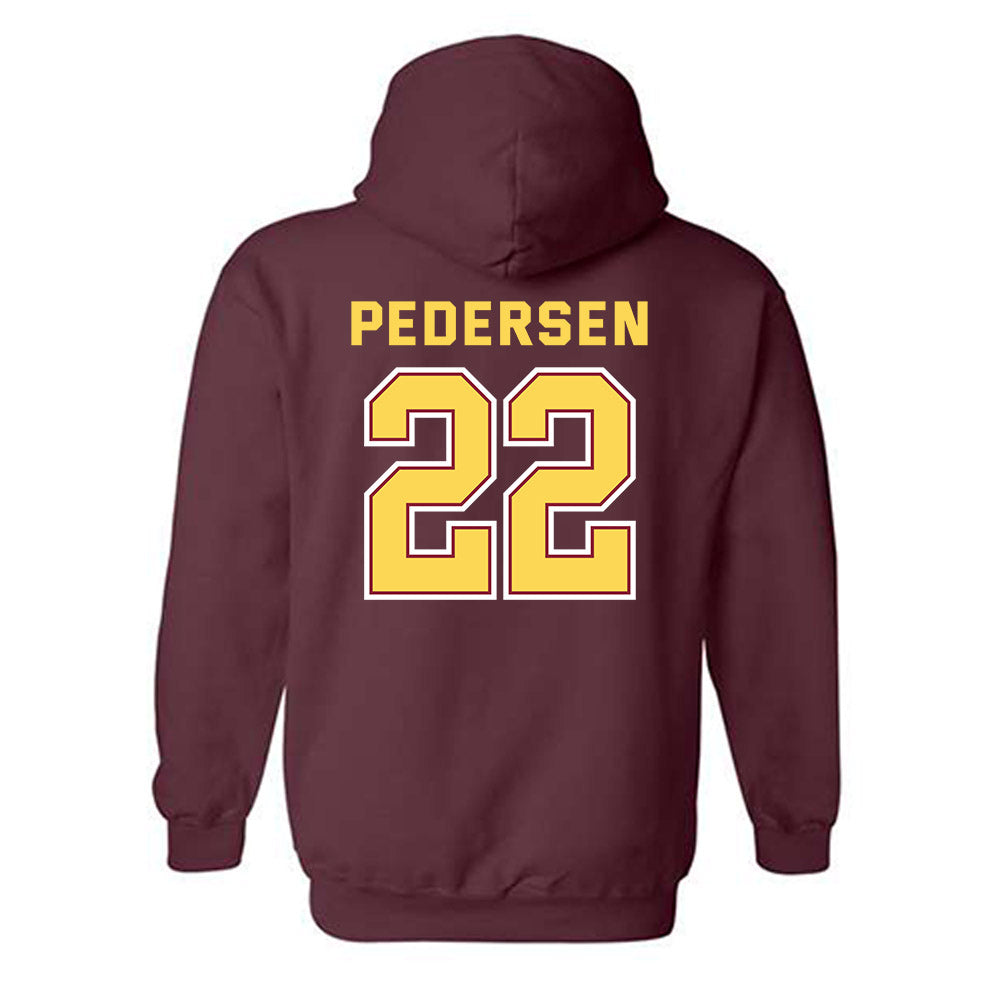 NSU - NCAA Football : Brock Pedersen - Sports Shersey Hooded Sweatshirt