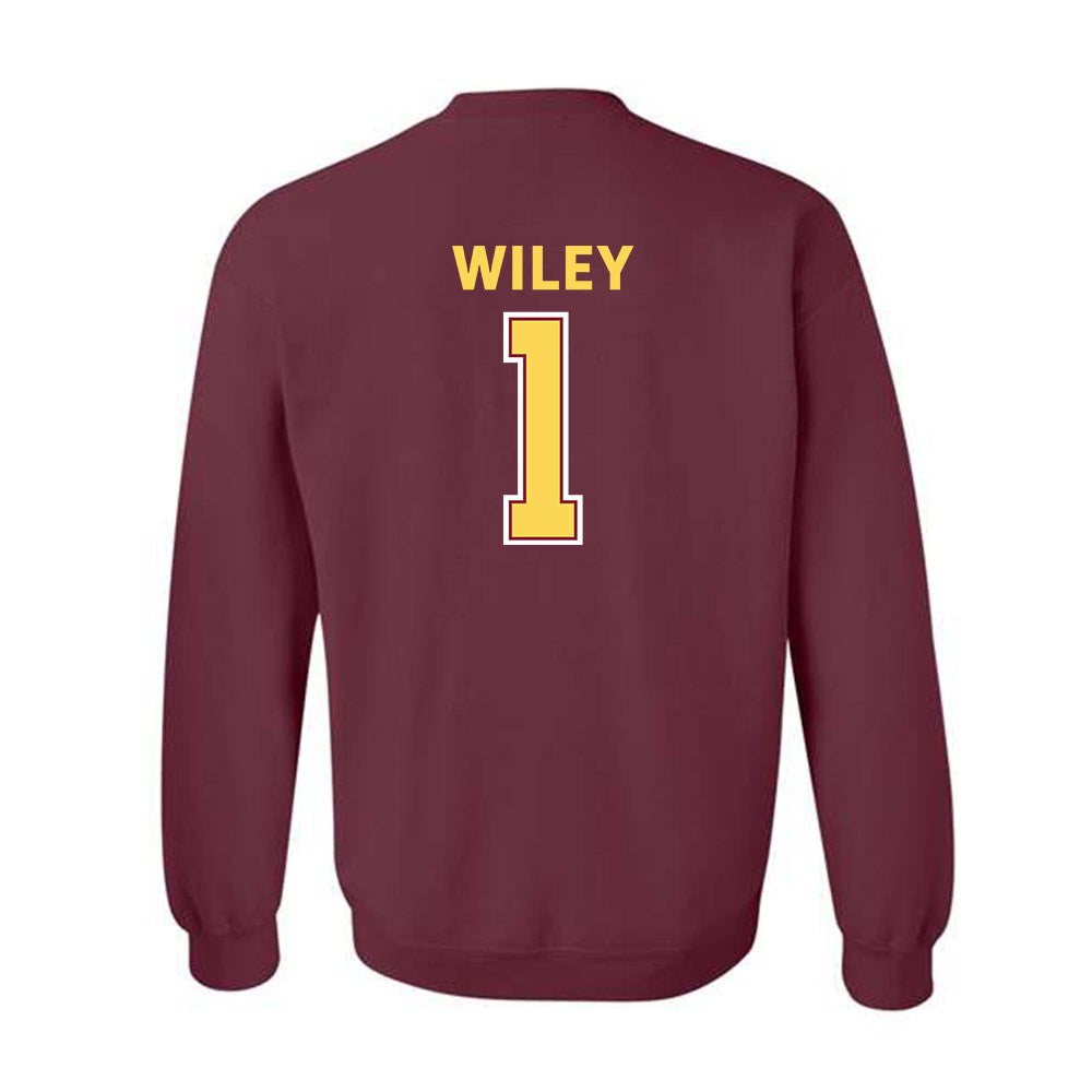 NSU - NCAA Football : Ty Wiley - Crewneck Sweatshirt Sports Shersey