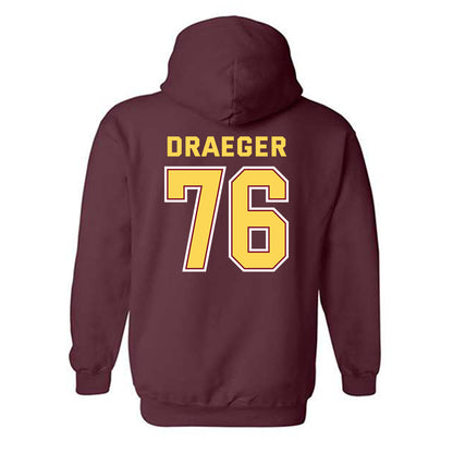 NSU - NCAA Football : Noah Draeger - Sports Shersey Hooded Sweatshirt