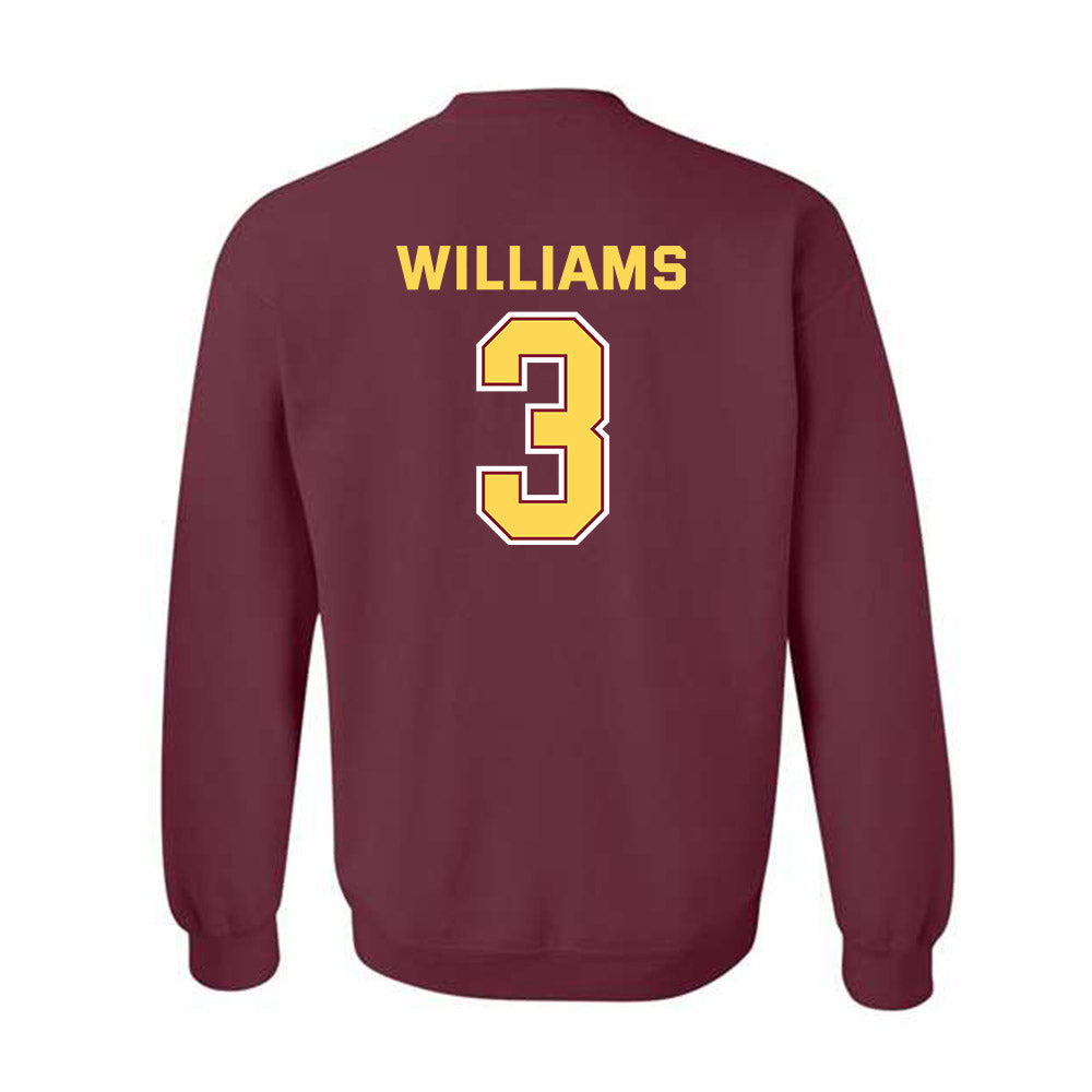 NSU - NCAA Football : Lynden Williams - Crewneck Sweatshirt Sports Shersey