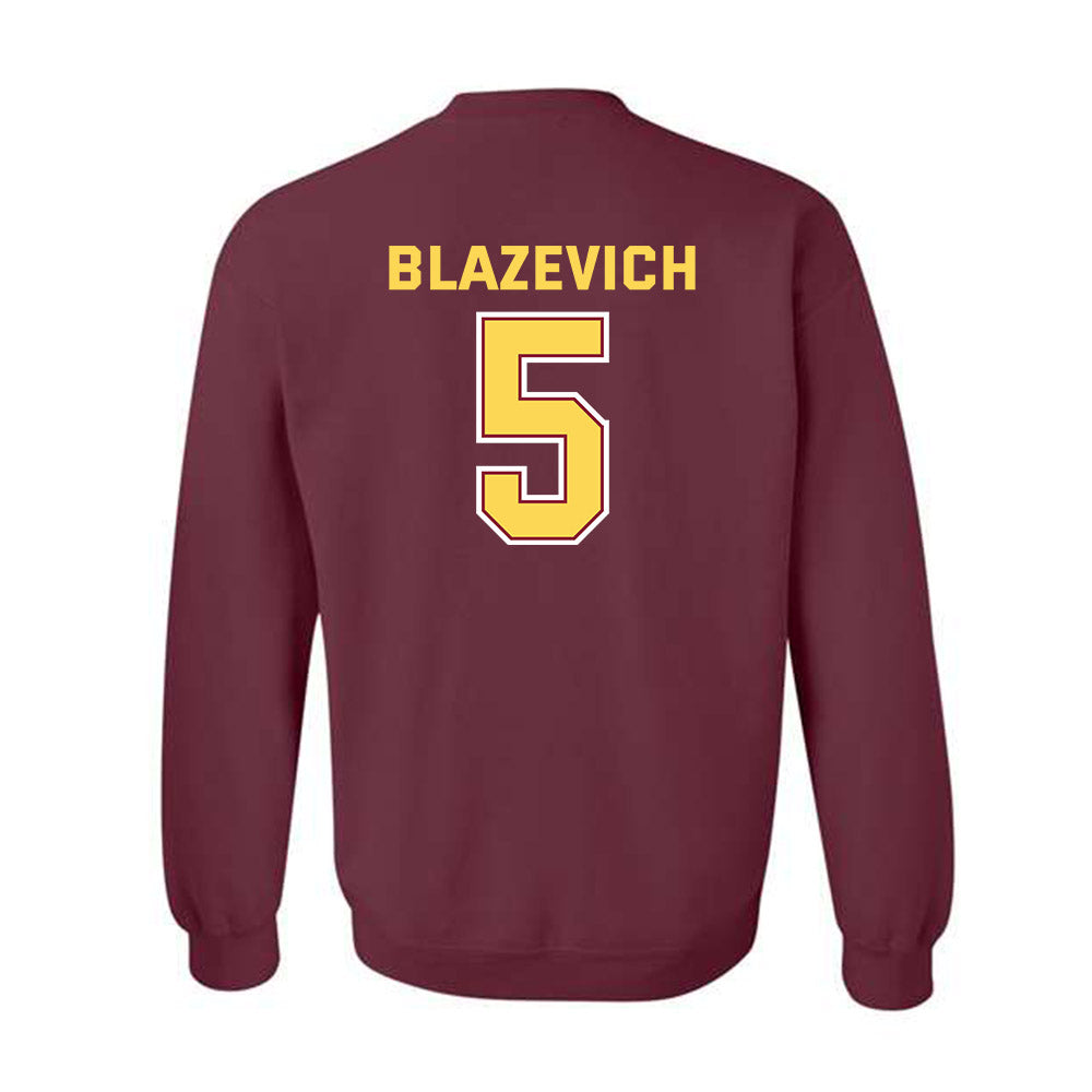 NSU - NCAA Football : Andy Blazevich - Crewneck Sweatshirt Sports Shersey