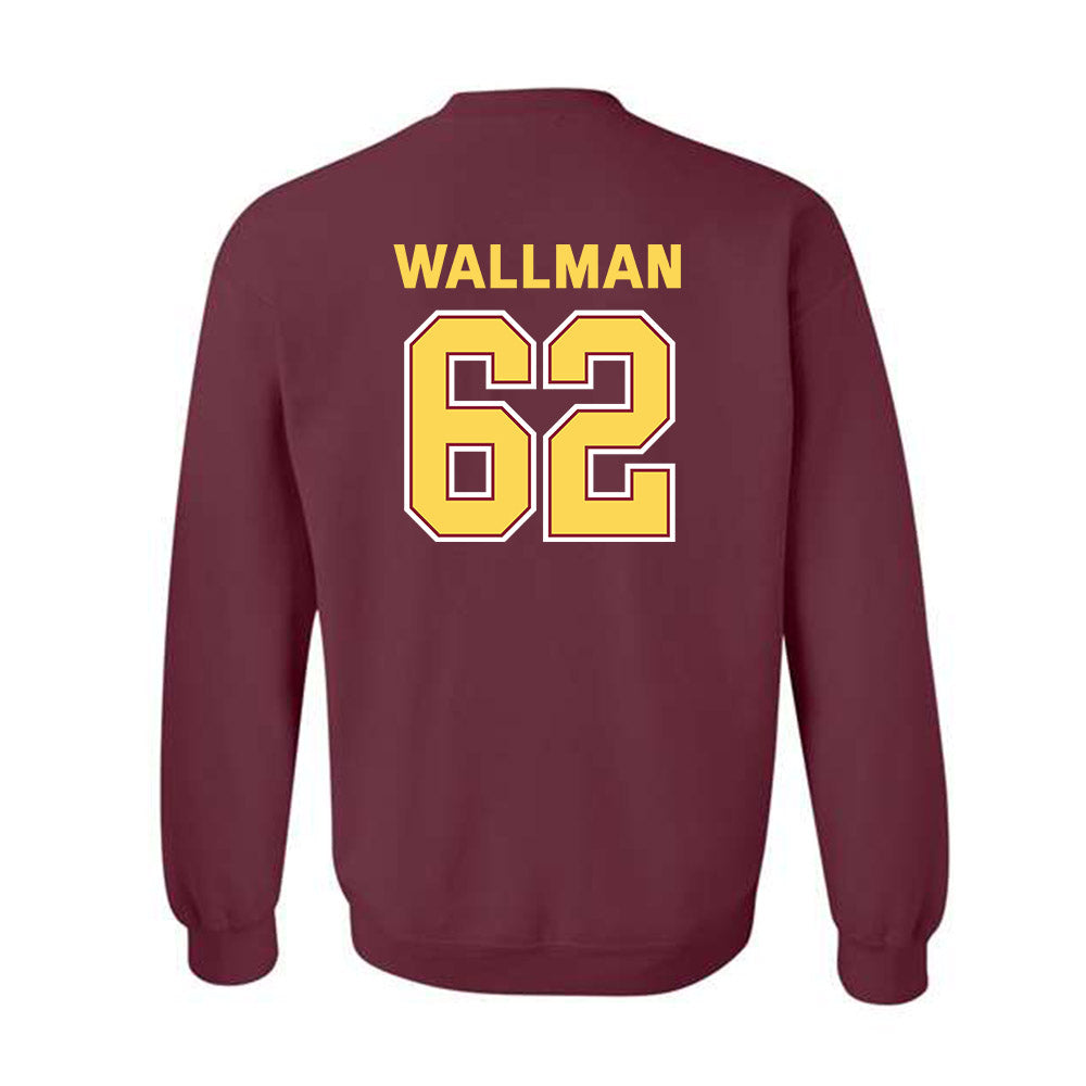 NSU - NCAA Football : Conner Wallman - Sports Shersey Crewneck Sweatshirt-1