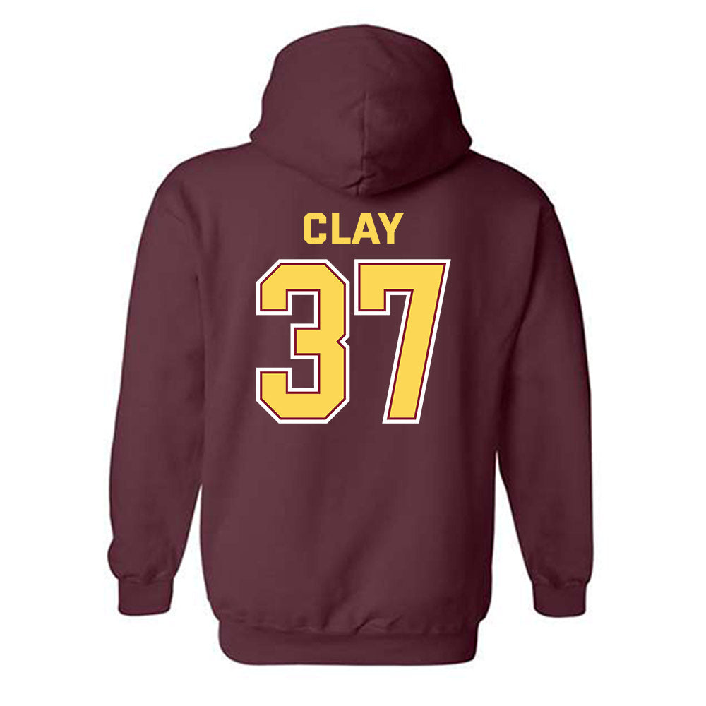 NSU - NCAA Football : Blake Clay - Hooded Sweatshirt Sports Shersey