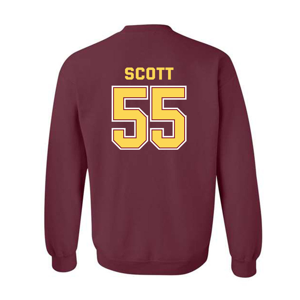 NSU - NCAA Football : max scott - Sports Shersey Crewneck Sweatshirt-1