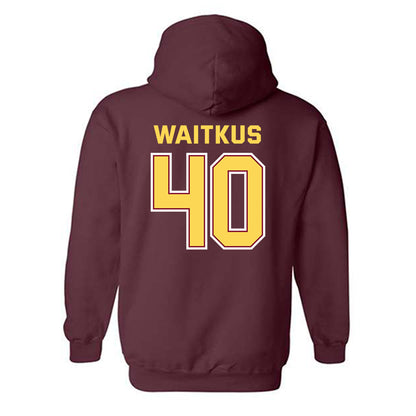 NSU - NCAA Football : Jackson Waitkus - Sports Shersey Hooded Sweatshirt-1