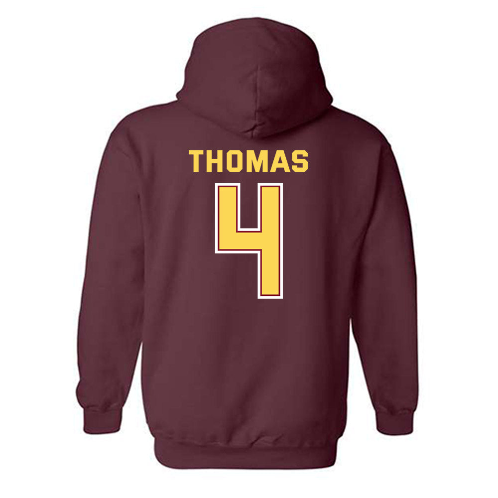 NSU - NCAA Football : Kyle Thomas - Sports Shersey Hooded Sweatshirt-1