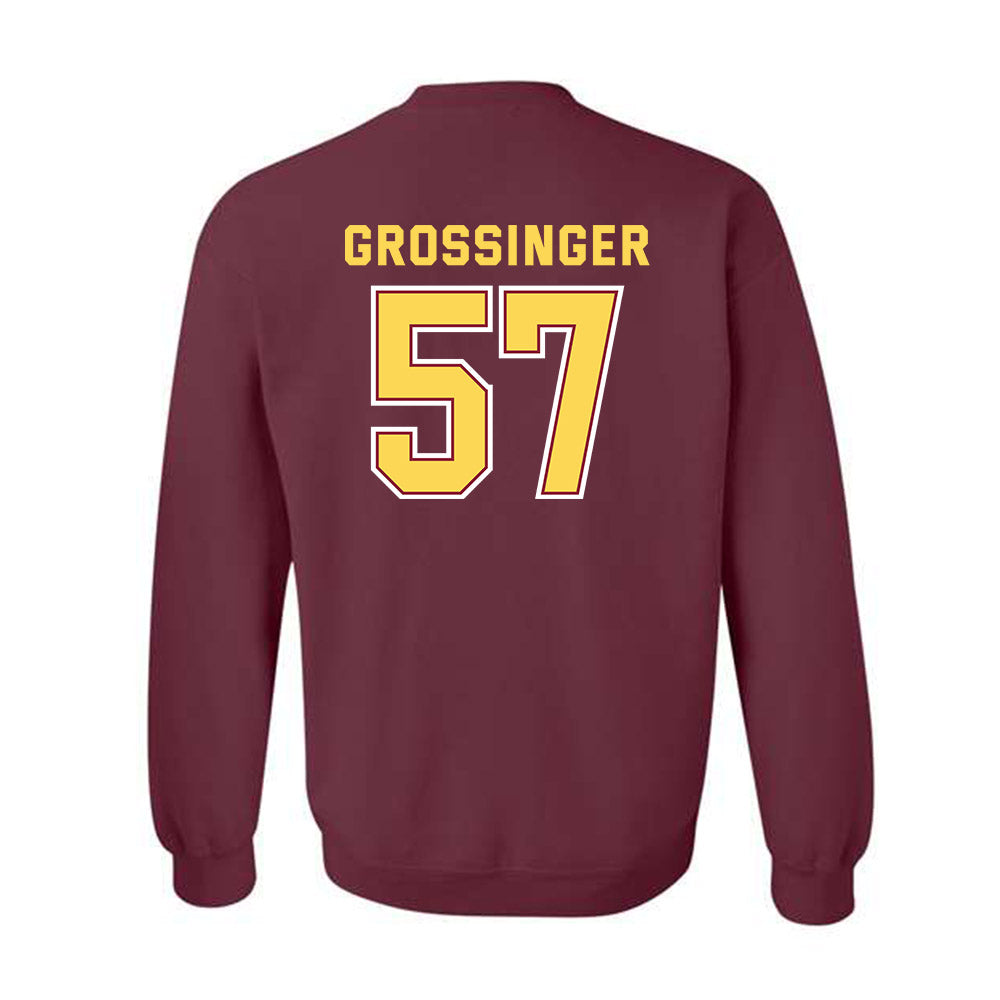 NSU - NCAA Football : Logan Grossinger - Crewneck Sweatshirt Sports Shersey