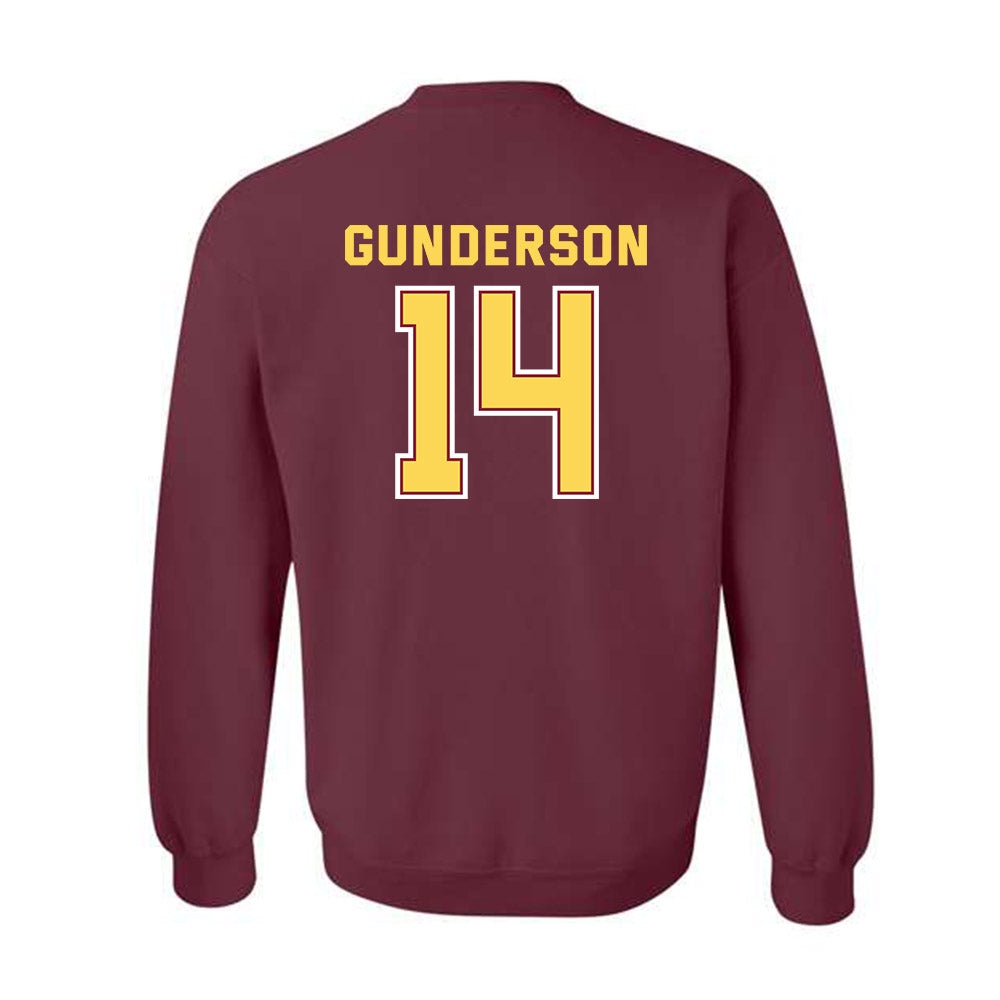 NSU - NCAA Football : Luke Gunderson - Crewneck Sweatshirt Sports Shersey