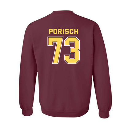 NSU - NCAA Football : Daniel Porisch - Crewneck Sweatshirt Sports Shersey