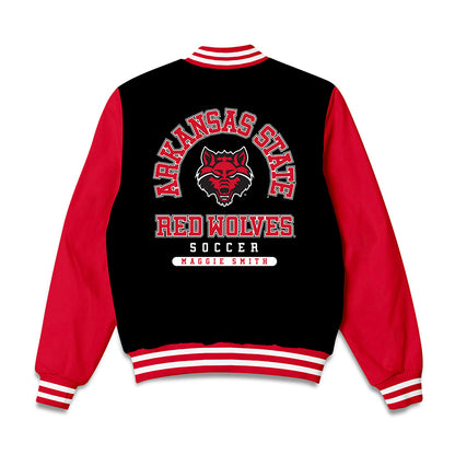 Arkansas State - NCAA Women's Soccer : Maggie Smith - Bomber Jacket-1