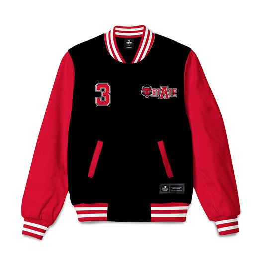 Arkansas State - NCAA Baseball : Daedrick Cail - Bomber Jacket