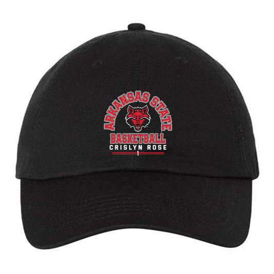 Arkansas State - NCAA Women's Basketball : Crislyn Rose - Dad Hat-0